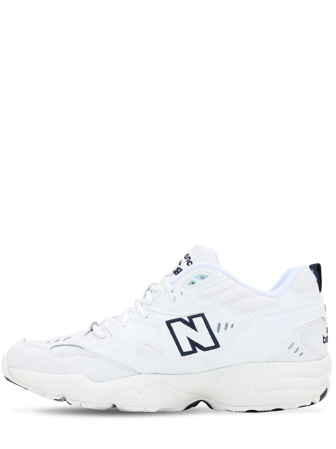 new balance 608 white flat