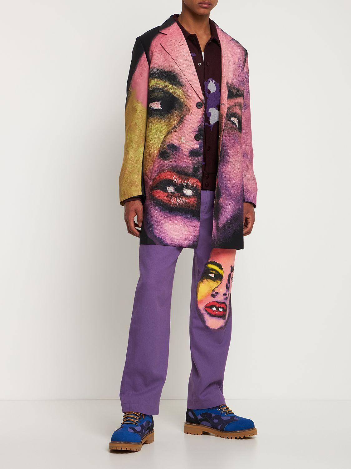 KidSuper Painted Trench Coat