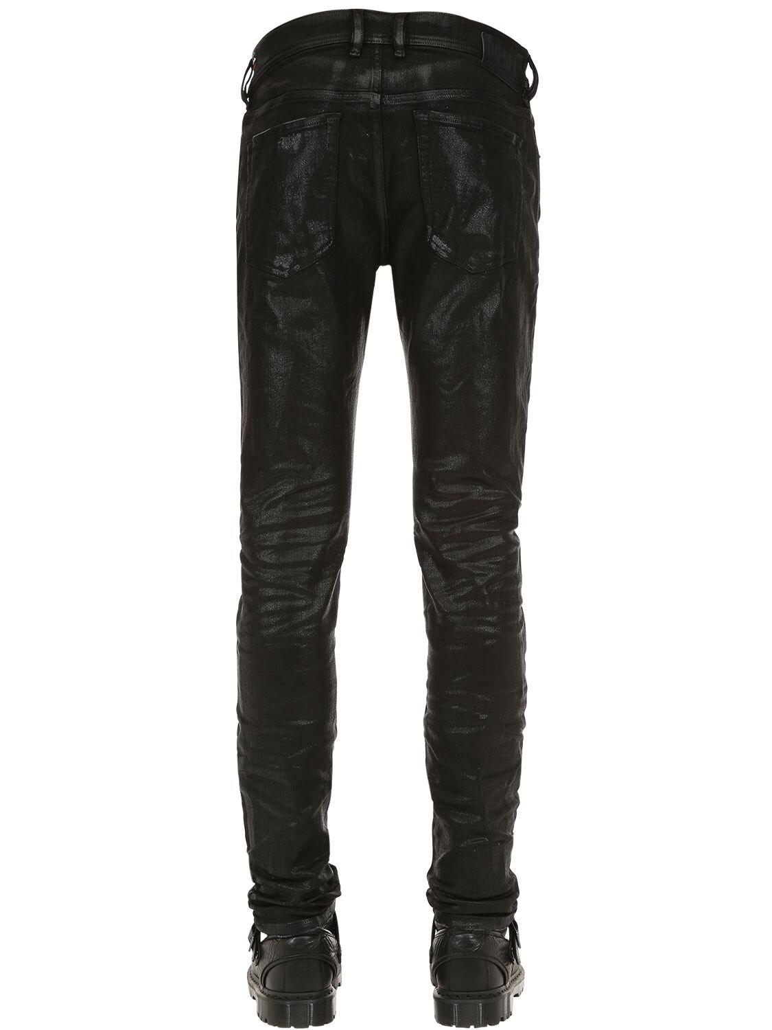 DIESEL 17cm Skinny Sleenker Waxed Denim 