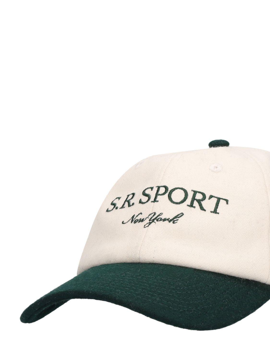 Sporty & Rich Sr Sport Wool Hat in Natural