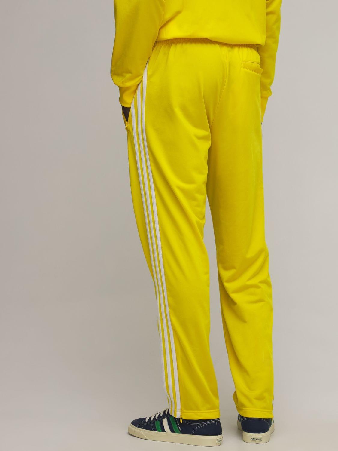 adidas Originals Firebird Track Pants in Yellow/White (Yellow) for Men |  Lyst