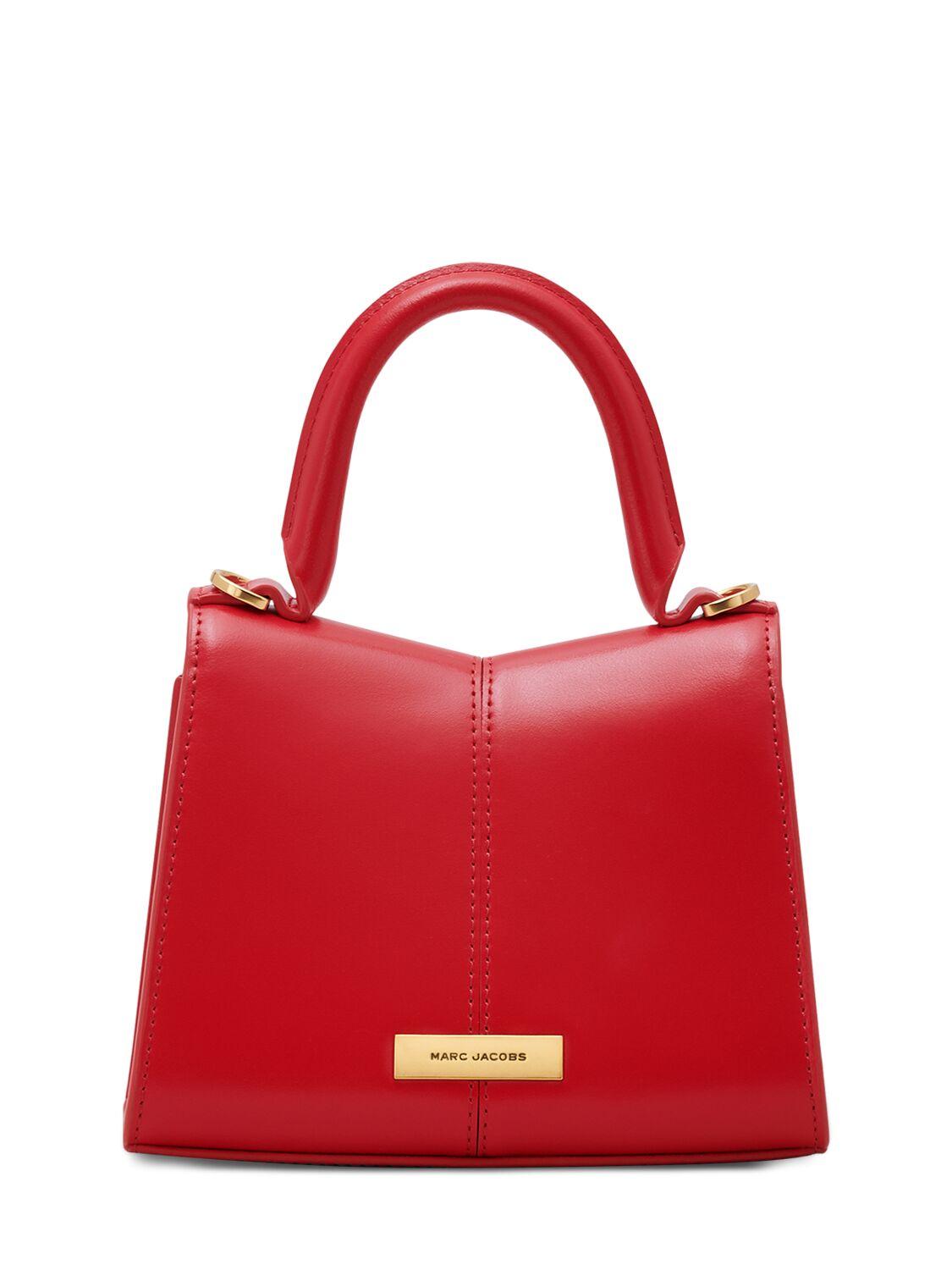 Red top handle bag deals