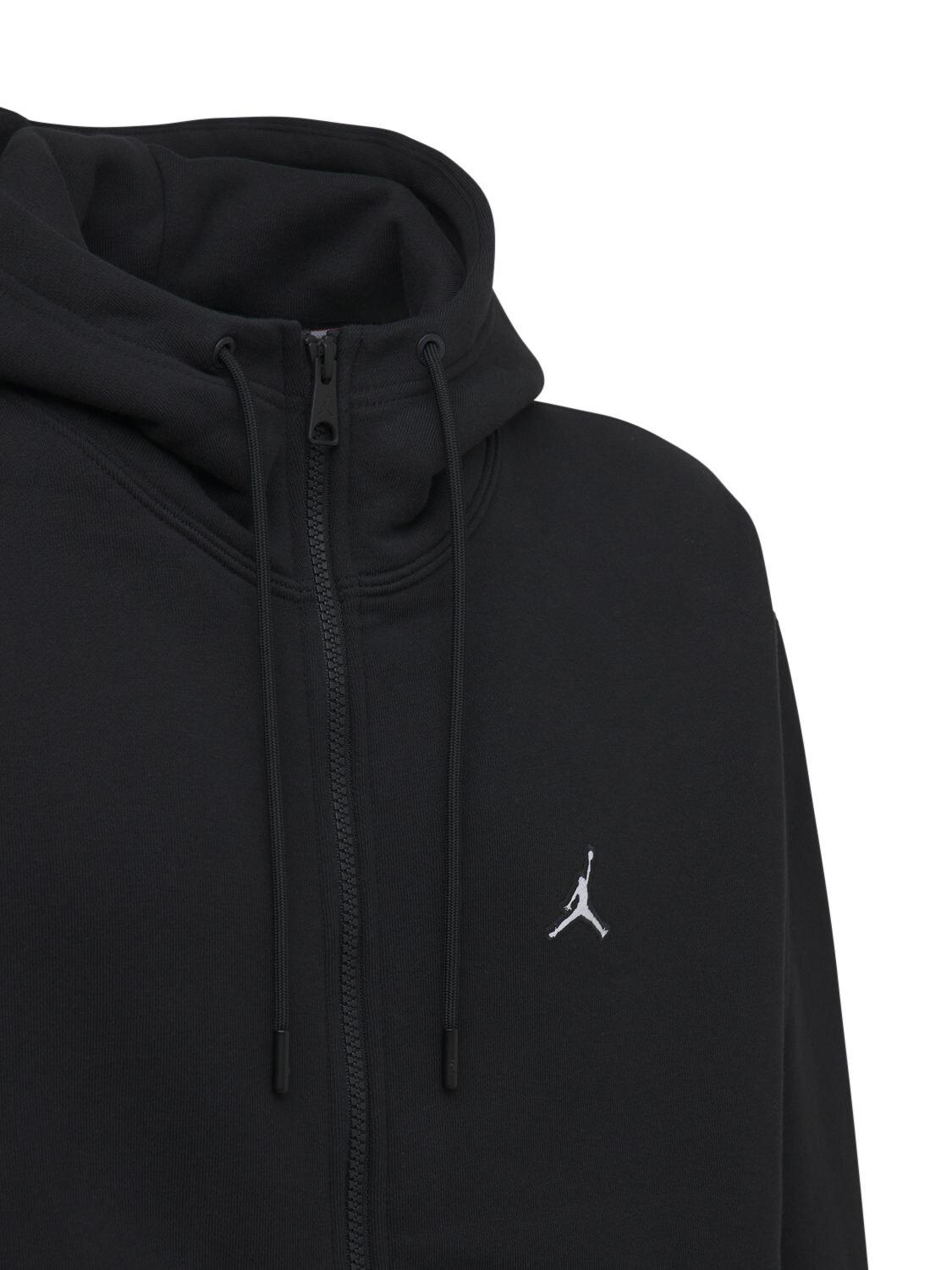 black jordan zip up hoodie