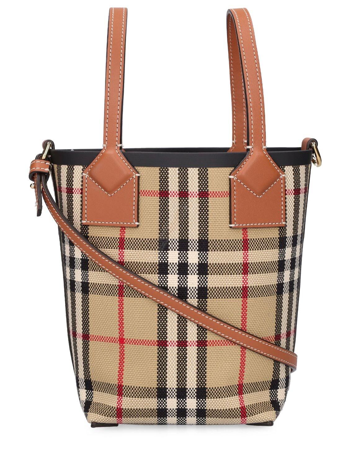 Burberry Check Tote Bag