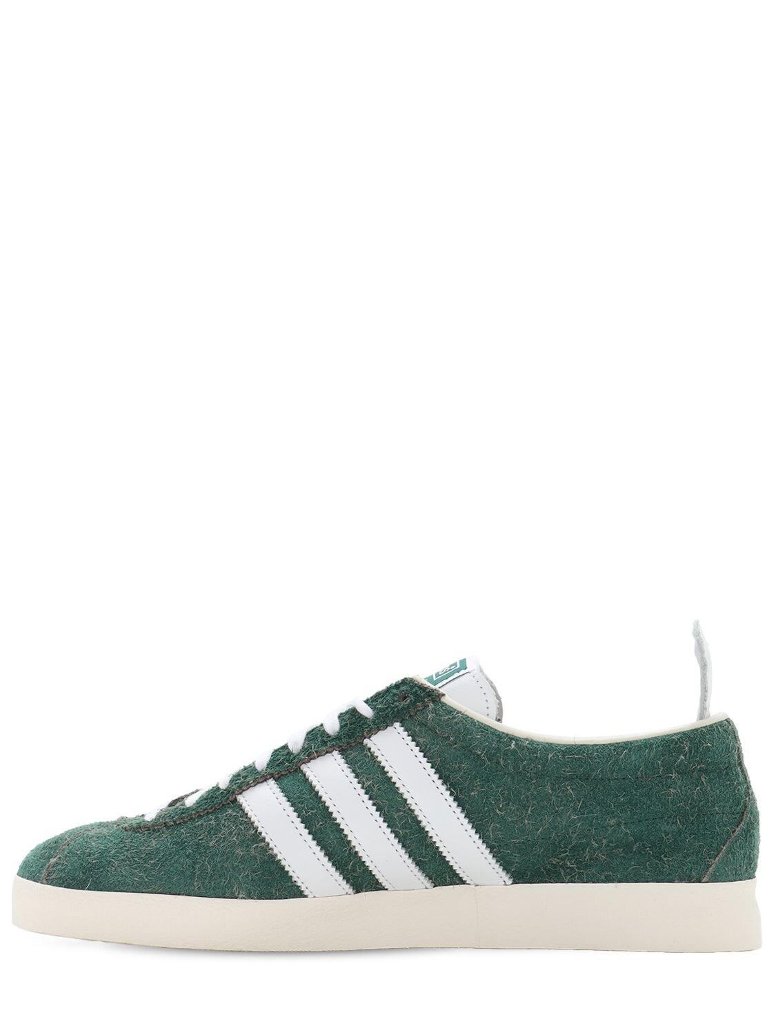 adidas Originals Lace Gazelle Vintage Trainers in Green,White (Green) for  Men - Lyst