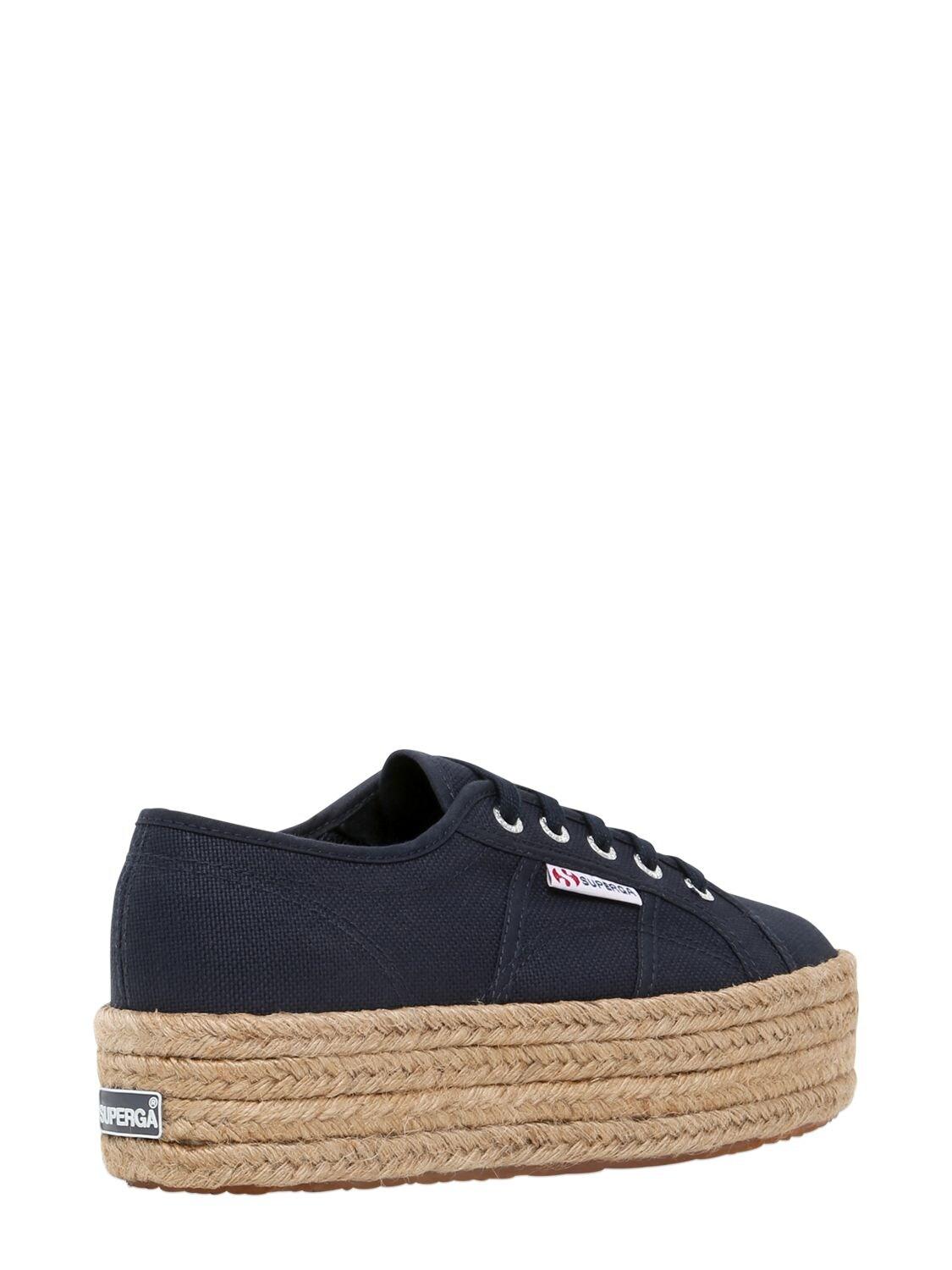 superga platform canvas