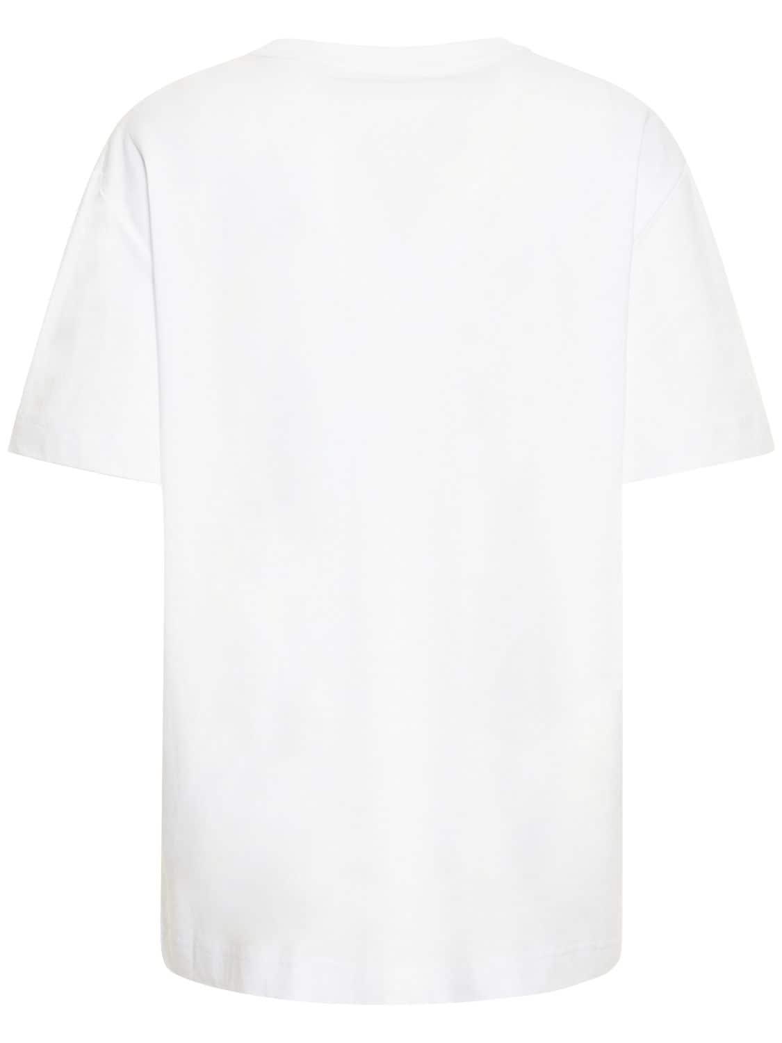 White printed sales t shirt