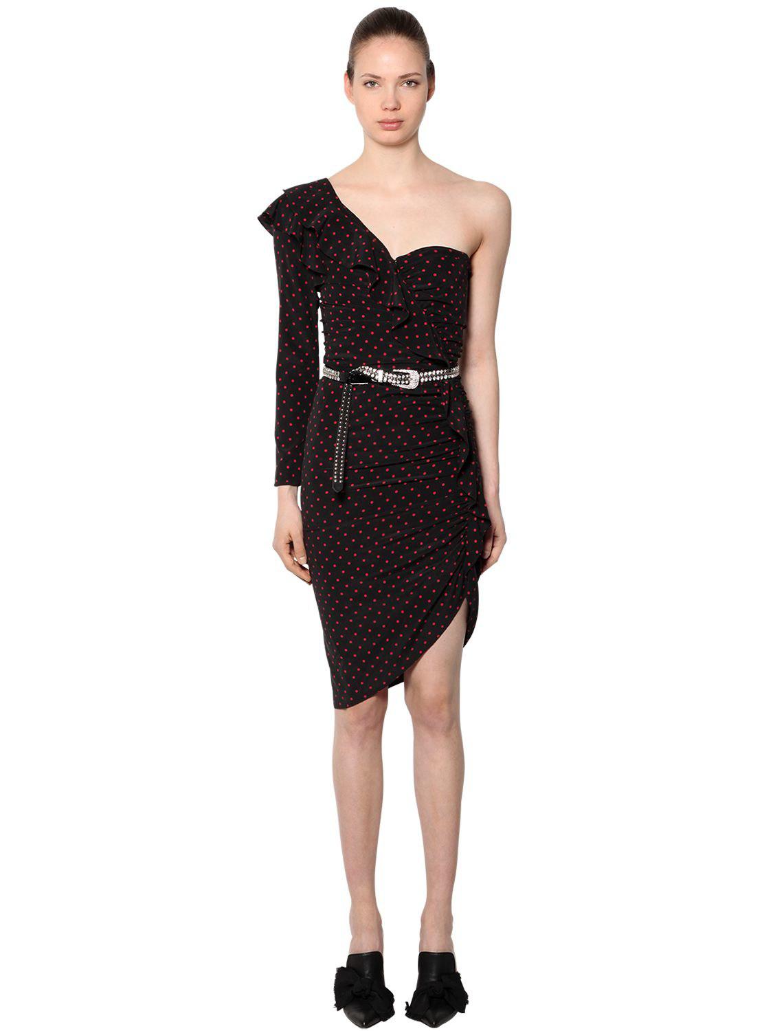 veronica beard polka dot dress