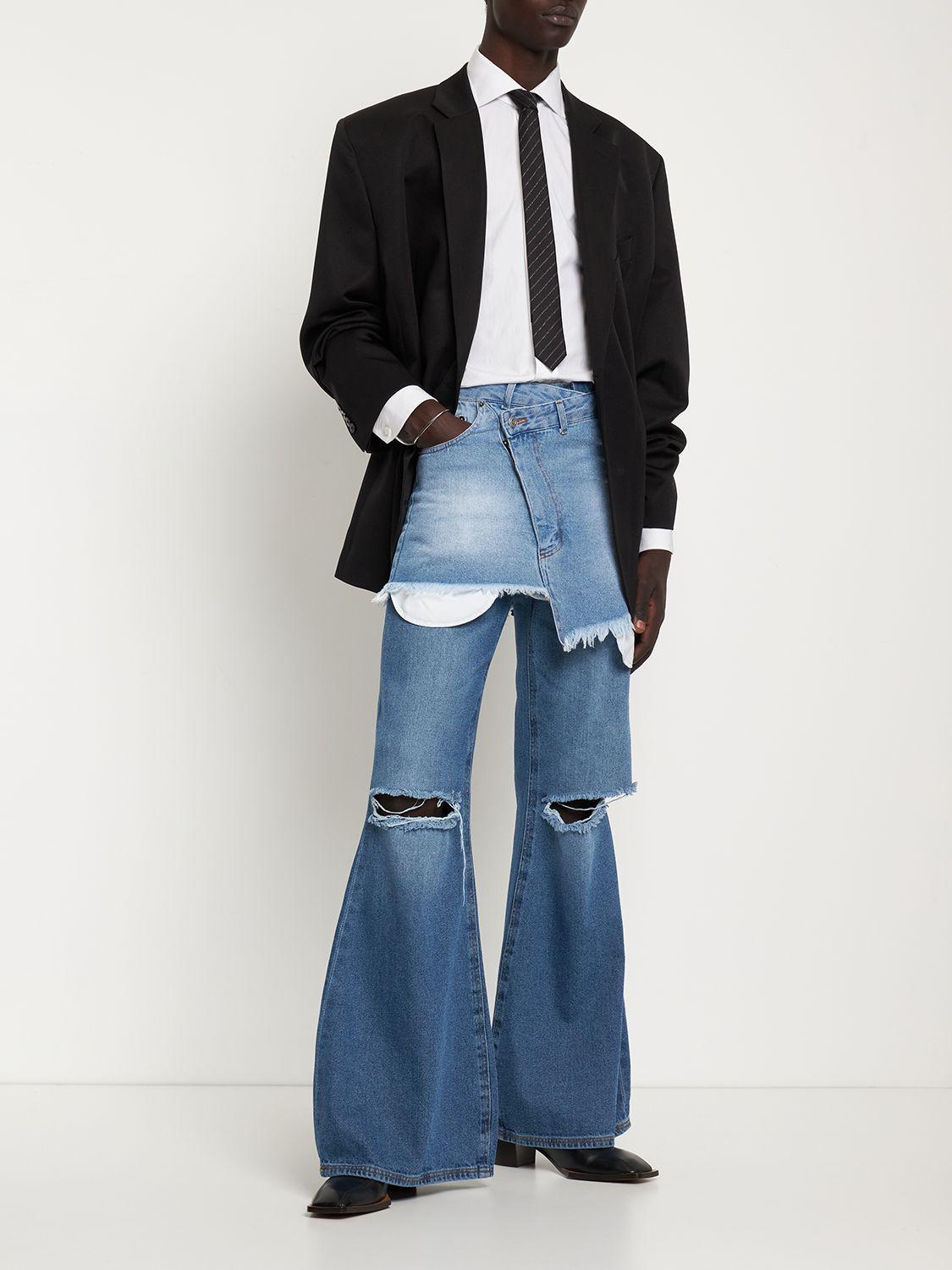 送関込 Egonlab. Wrapped Denim Skirt size 46 | ochge.org