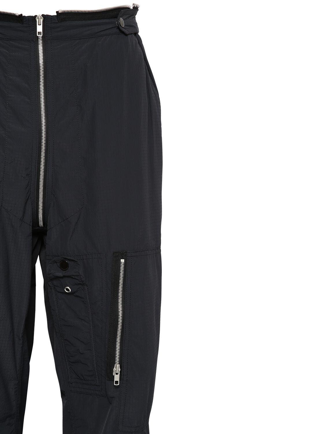 Synthetic Nylon Ripstop Cargo Pants 
