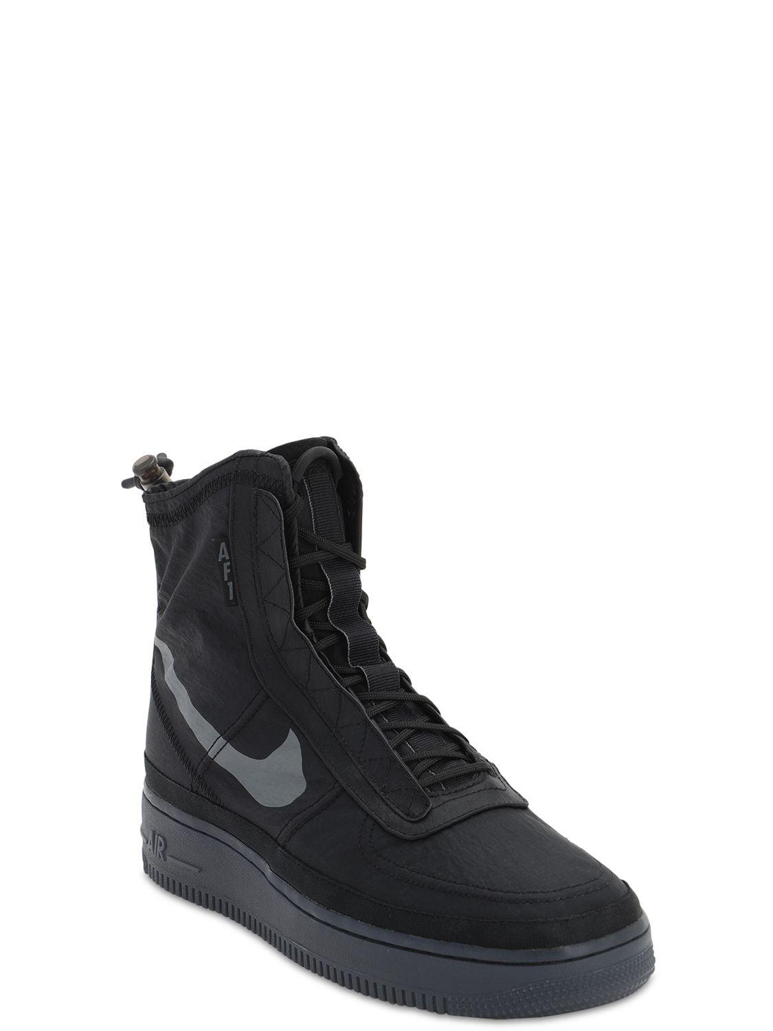 air force 1 shell black