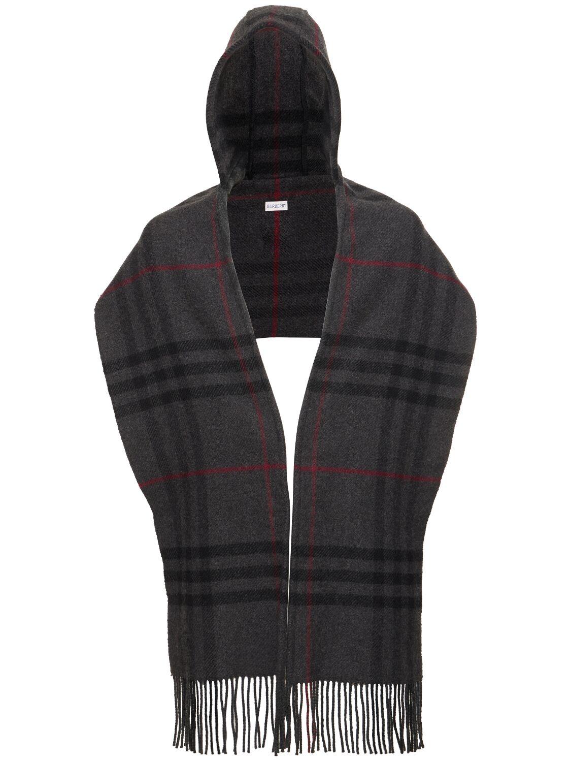 Burberry black check scarf cheap
