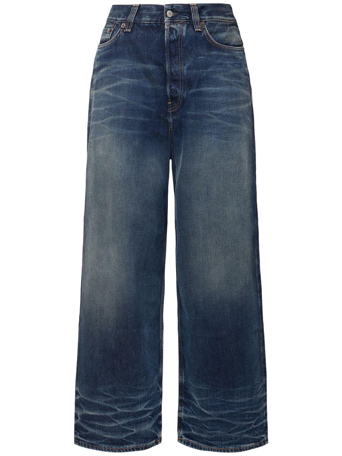 Acne Studios レディース ブルー Broadway ミドルライズバギージーンズ 