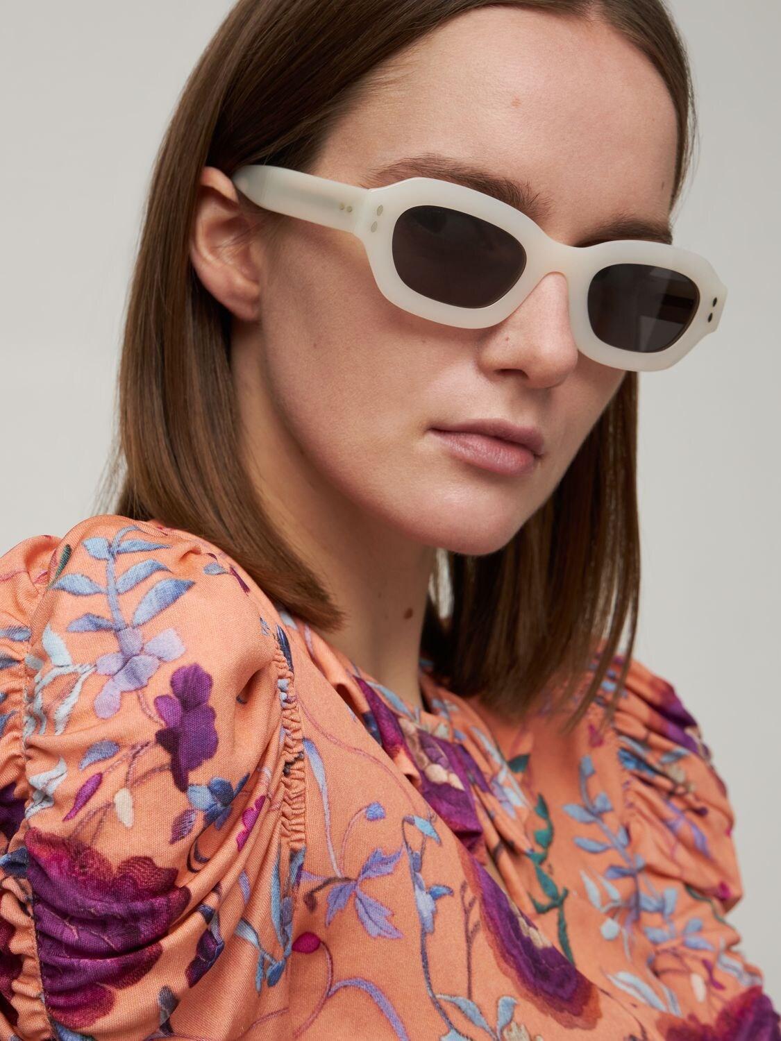 Isabel Marant Kelsy Squared Acetate Sunglasses | Lyst