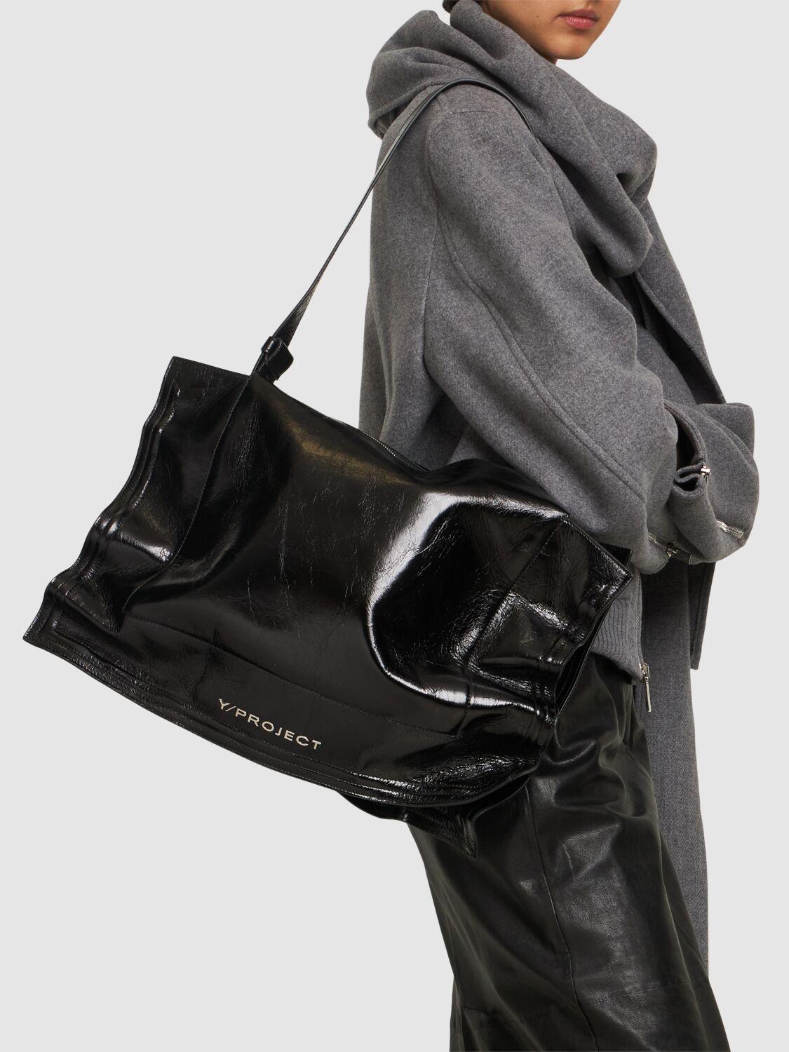 トートバッグ Y PROJECT Black Leather Handbag Y/Project Black Leather Handbag | italist