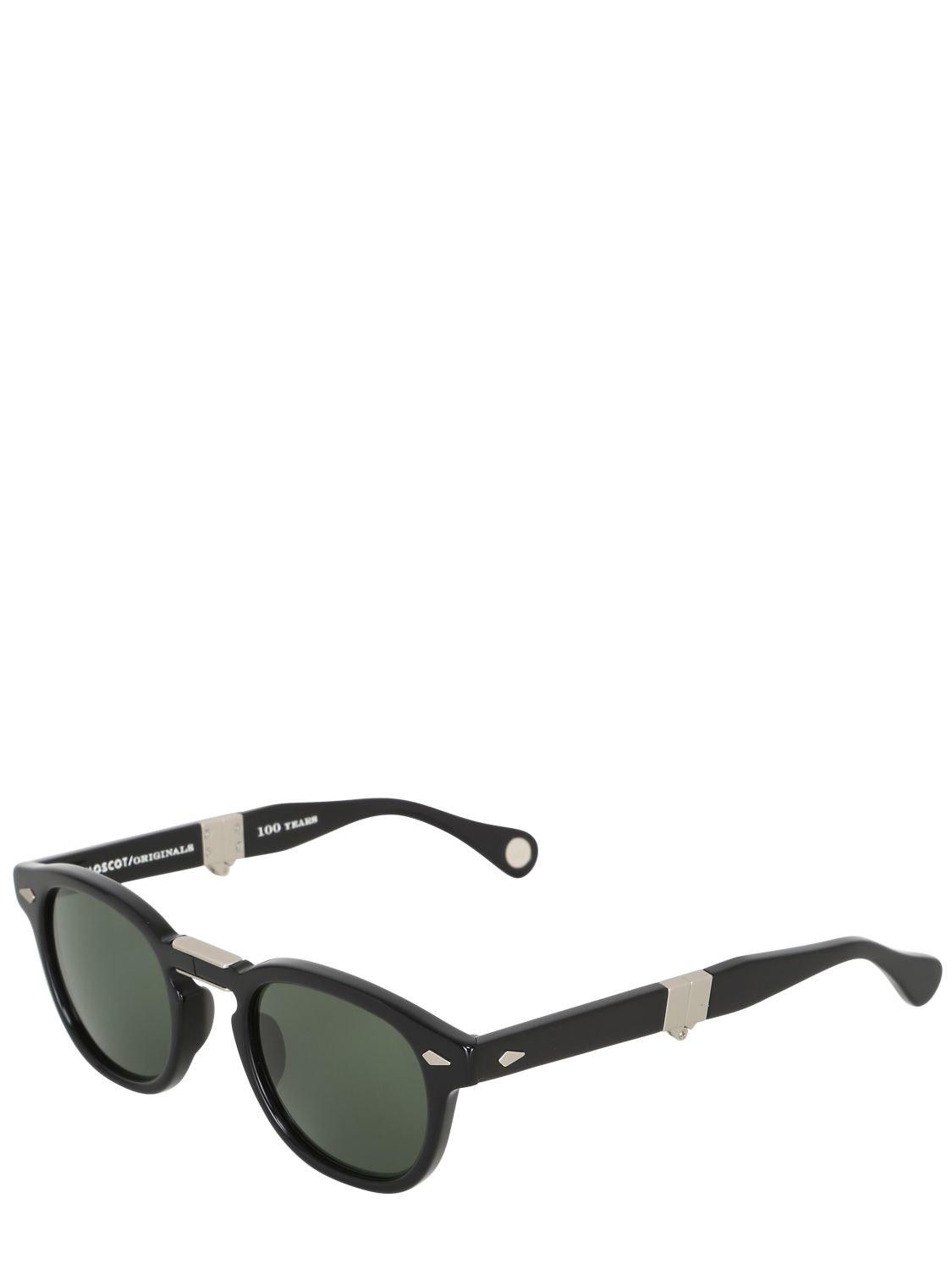 Moscot Lemtosh Foldable Sunglasses in Black | Lyst