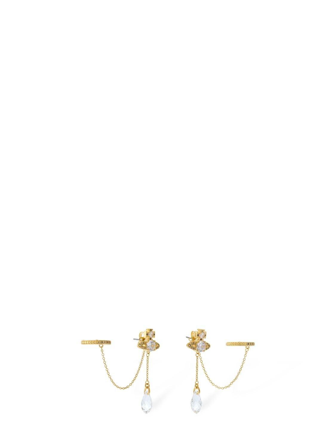 Vivienne Westwood Henriette Crystal Earrings | Lyst