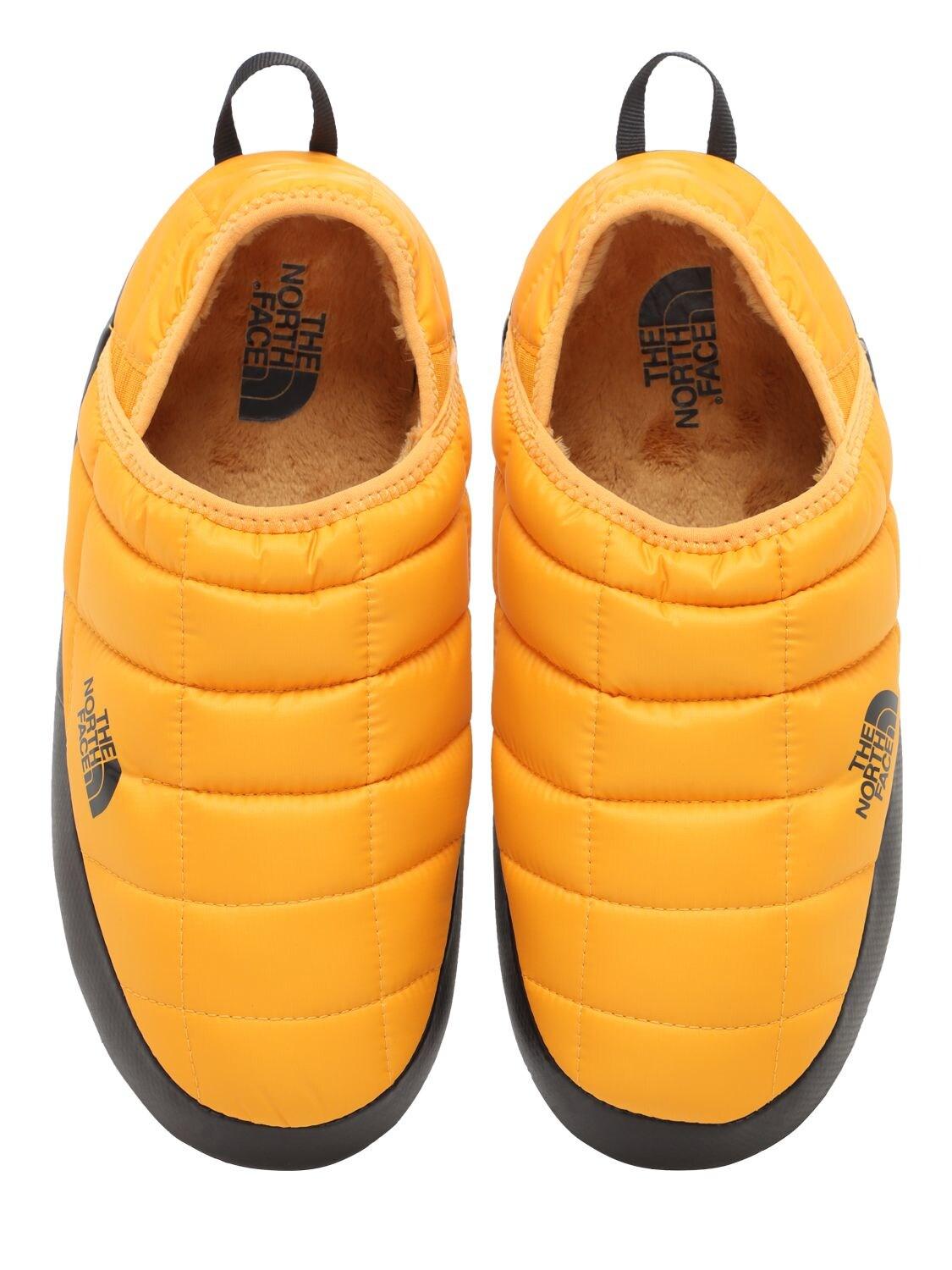 north face slippers mens yellow