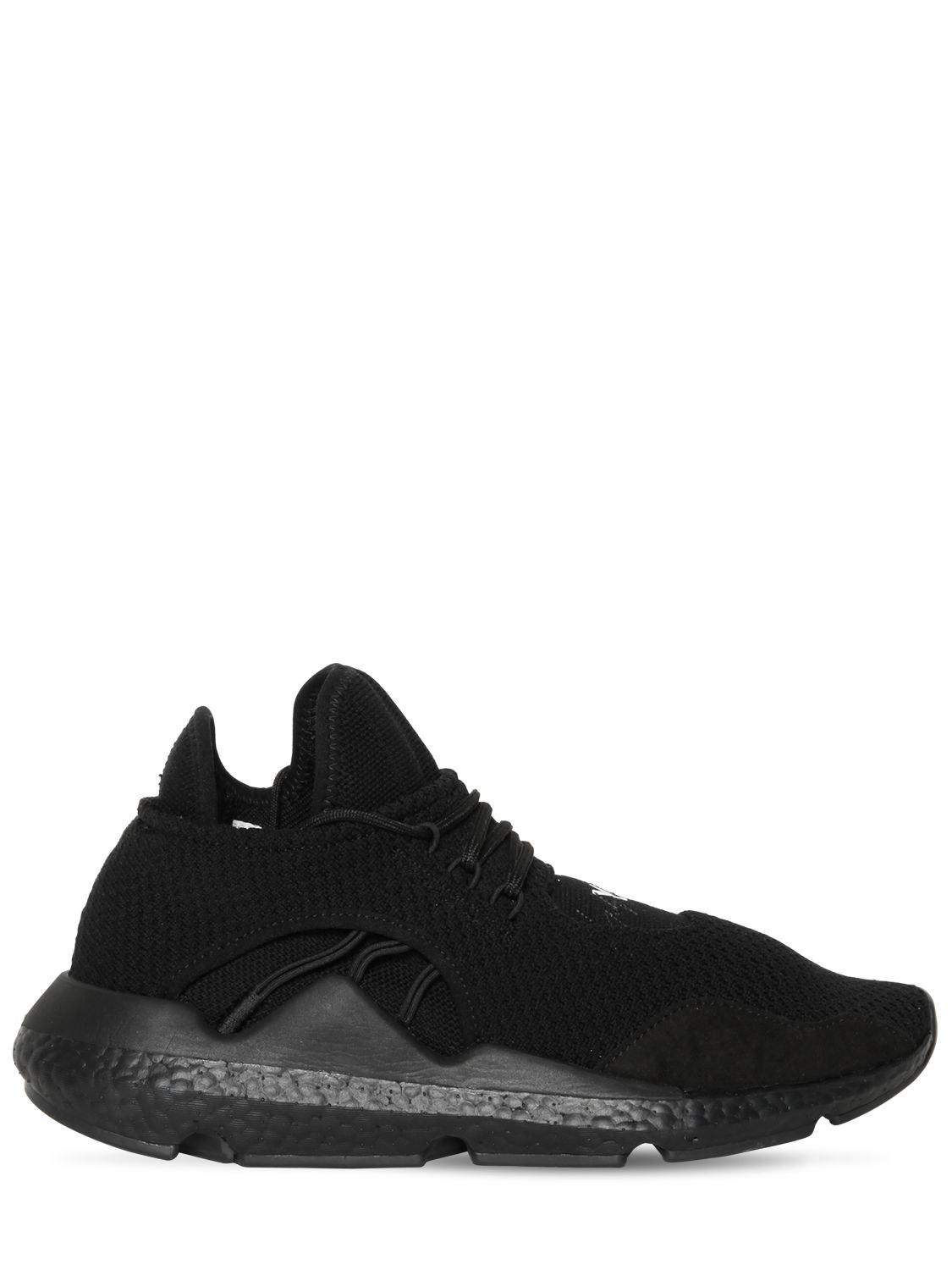 black saikou boost sneakers