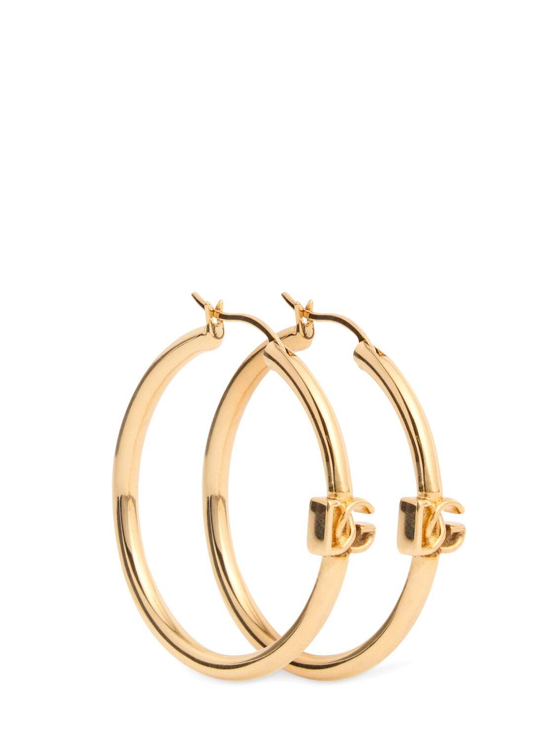 Dolce & Gabbana レディース メタリック Dg ピアス イヤリング 