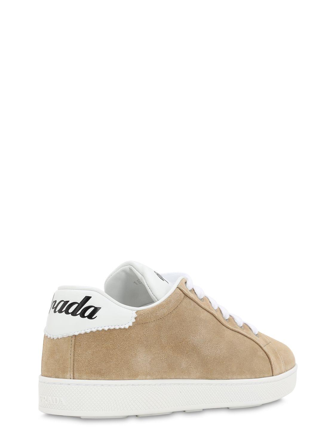 prada beige sneakers