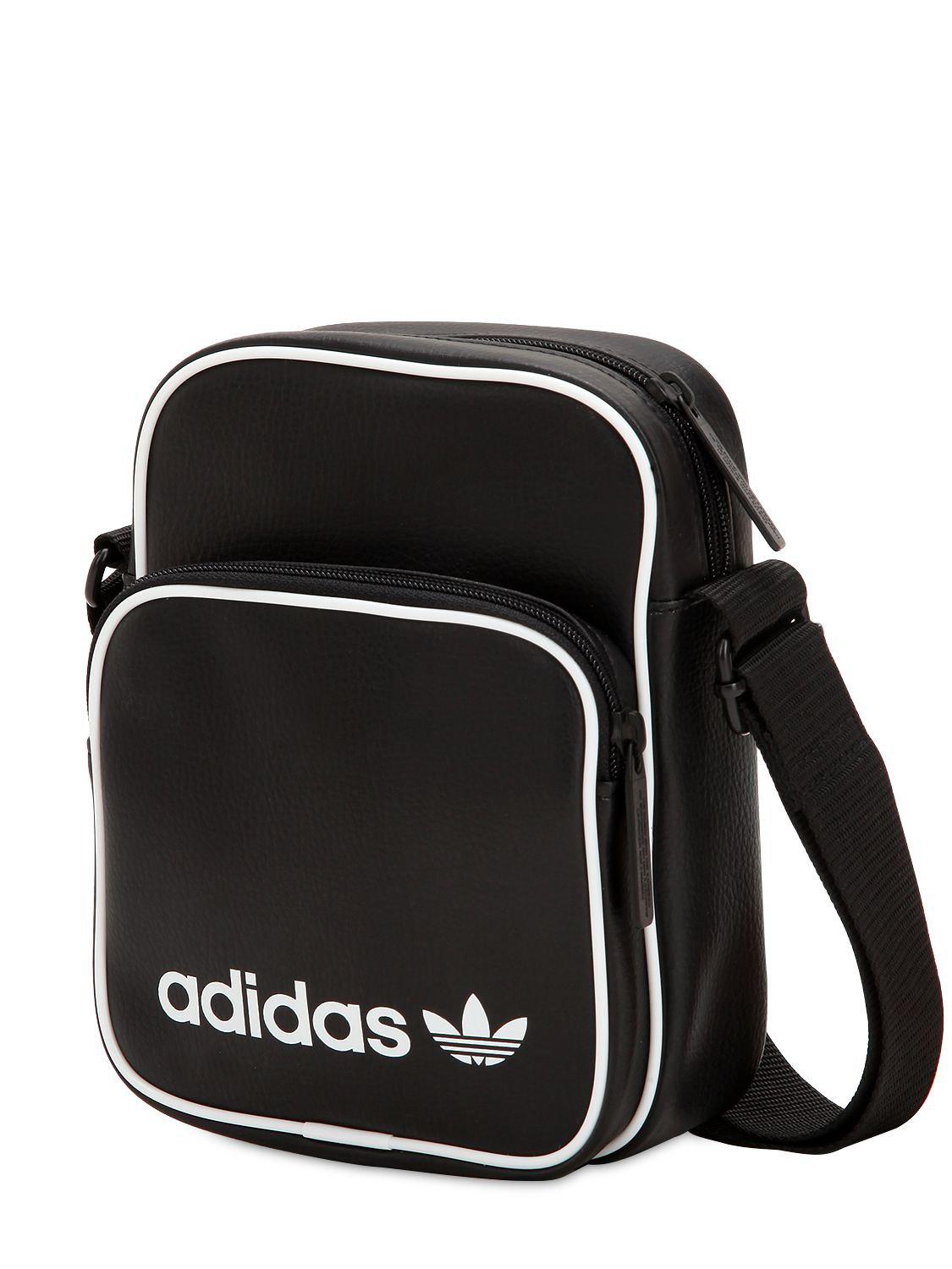 Mini Sac En Simili Cuir adidas Originals pour homme en coloris Noir | Lyst