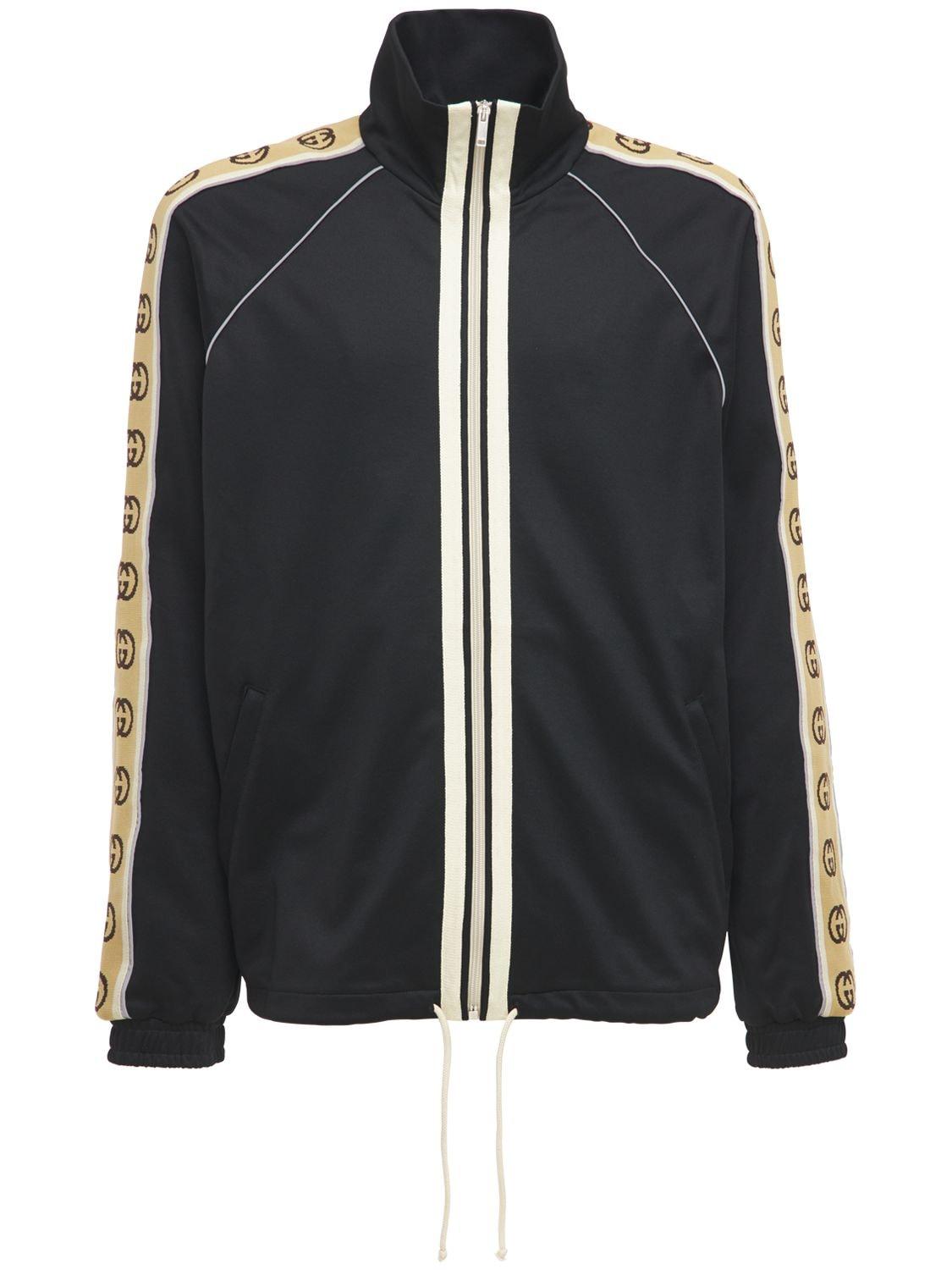 mynte Profet erindringer Gucci Synthetic Oversize Technical Jersey Jacket in Black for Men - Save  12% - Lyst