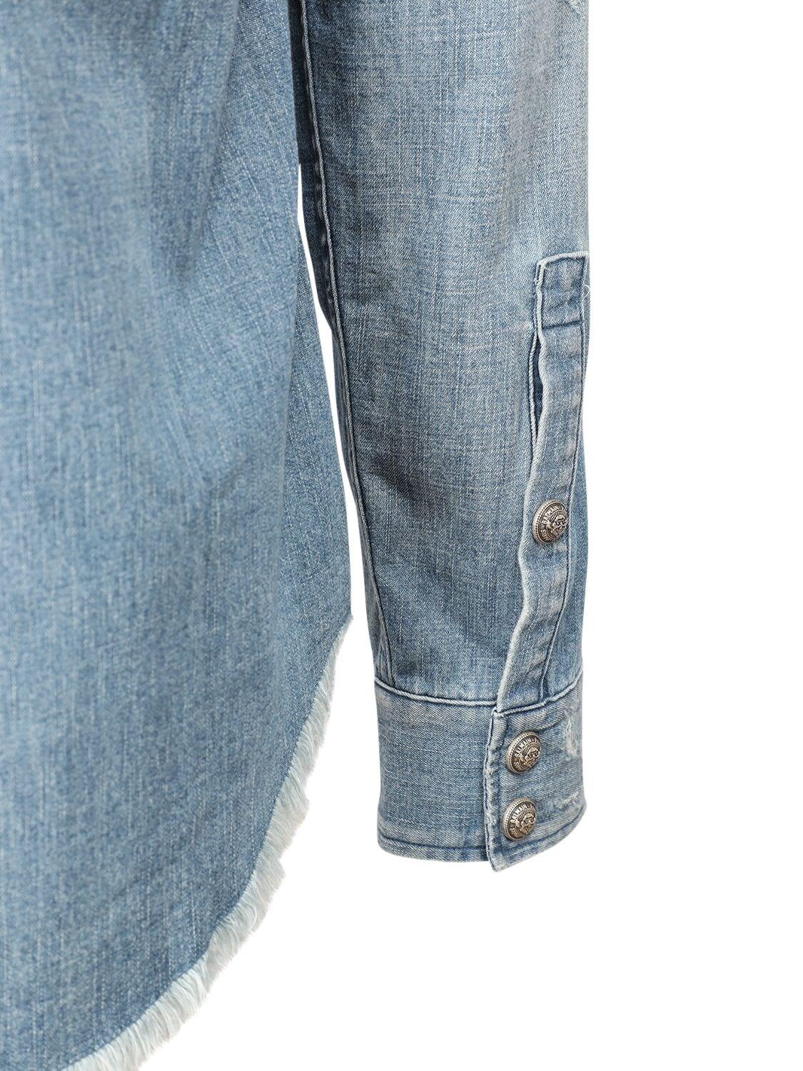 balmain jeanshemd