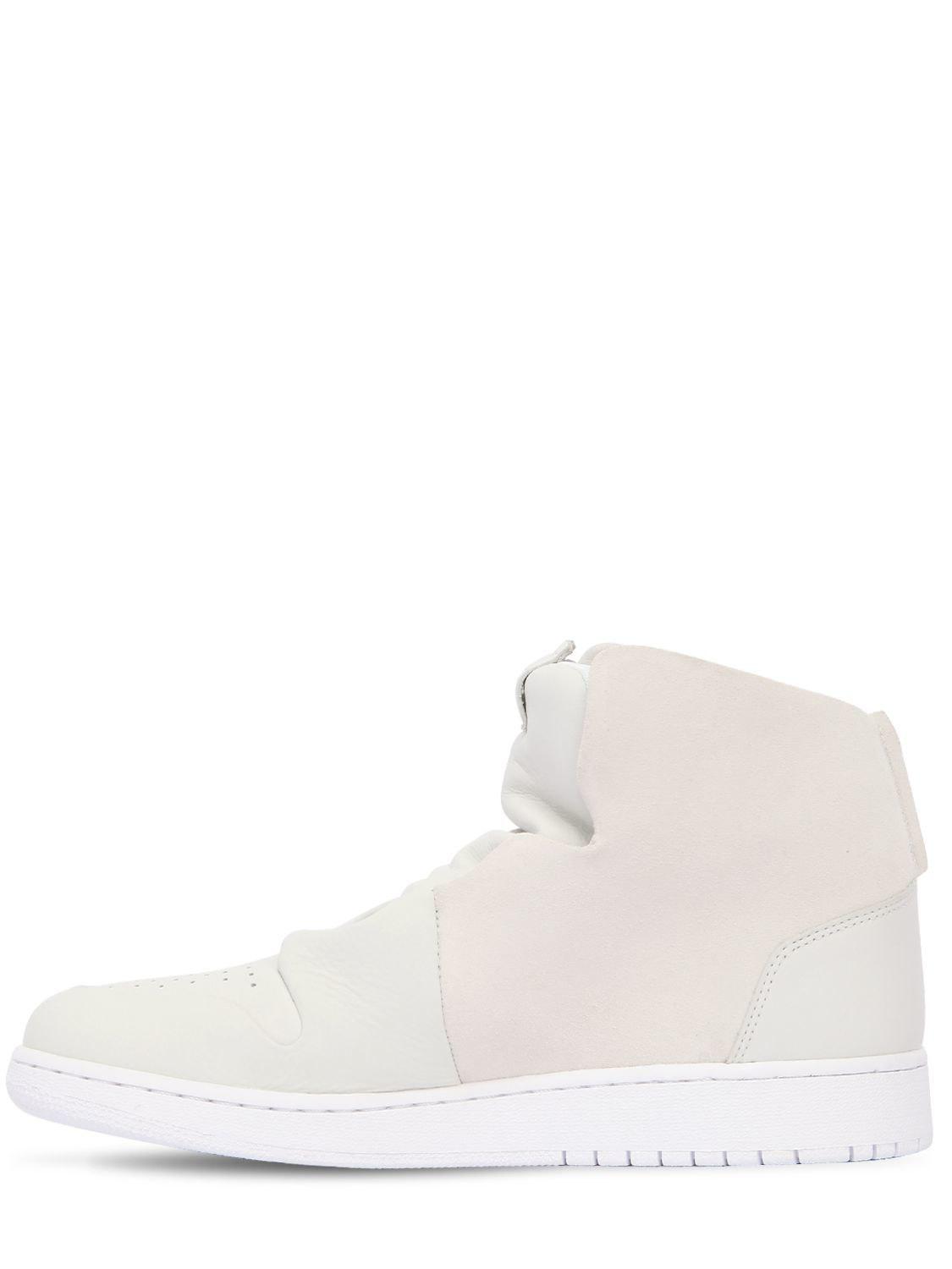 Nike Air Jordan 1 Sage Xx Mid Top Sneakers in White | Lyst