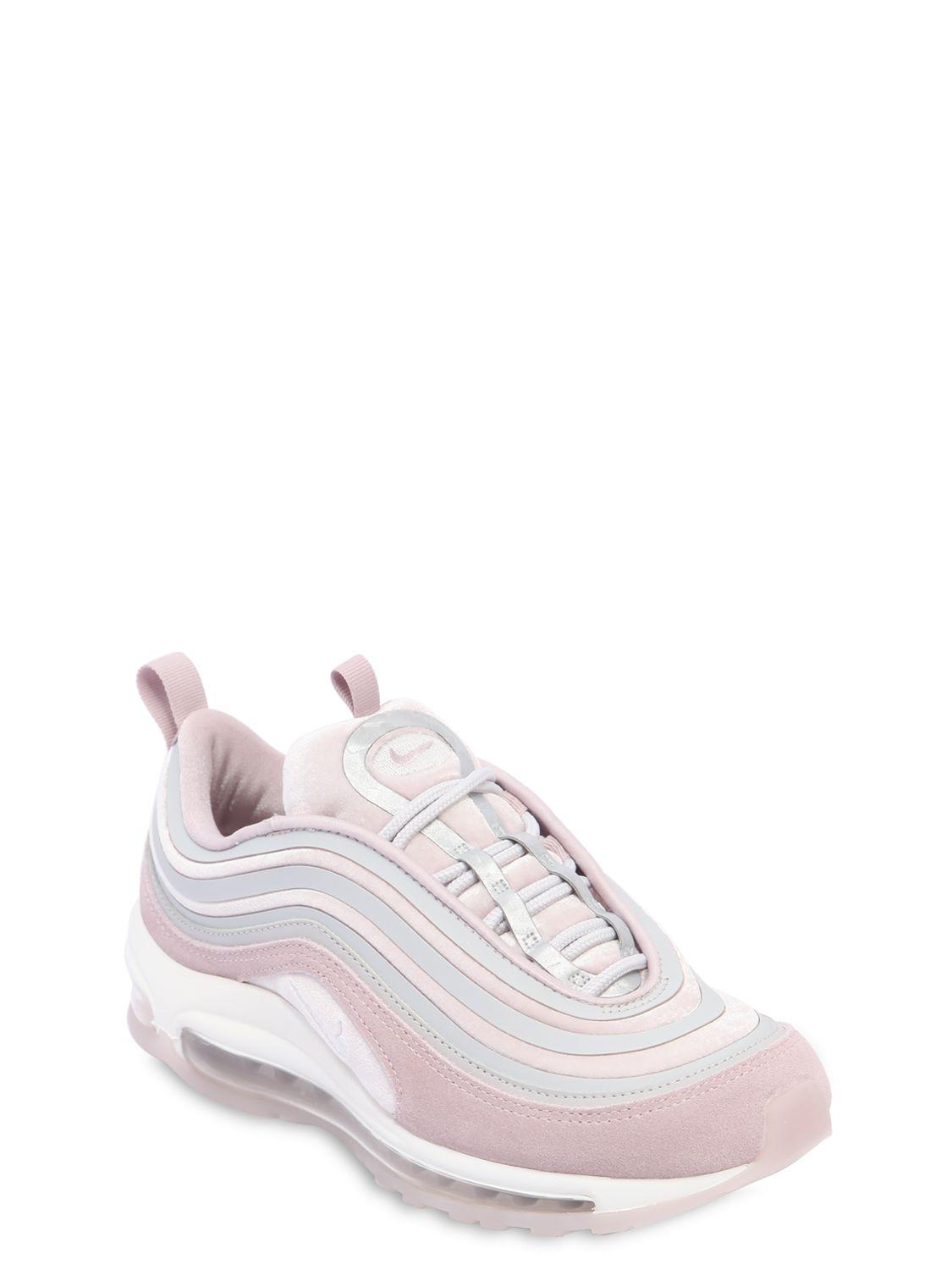 Nike Suede Air Max 97 Ultra Lux Sneakers in Light Pink (Pink) - Lyst