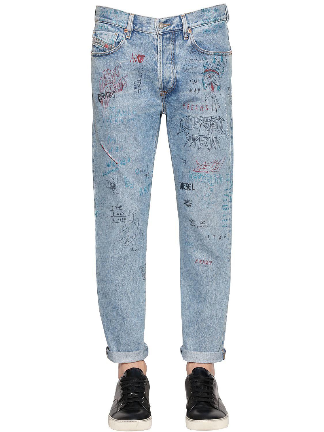 diesel graffiti jeans