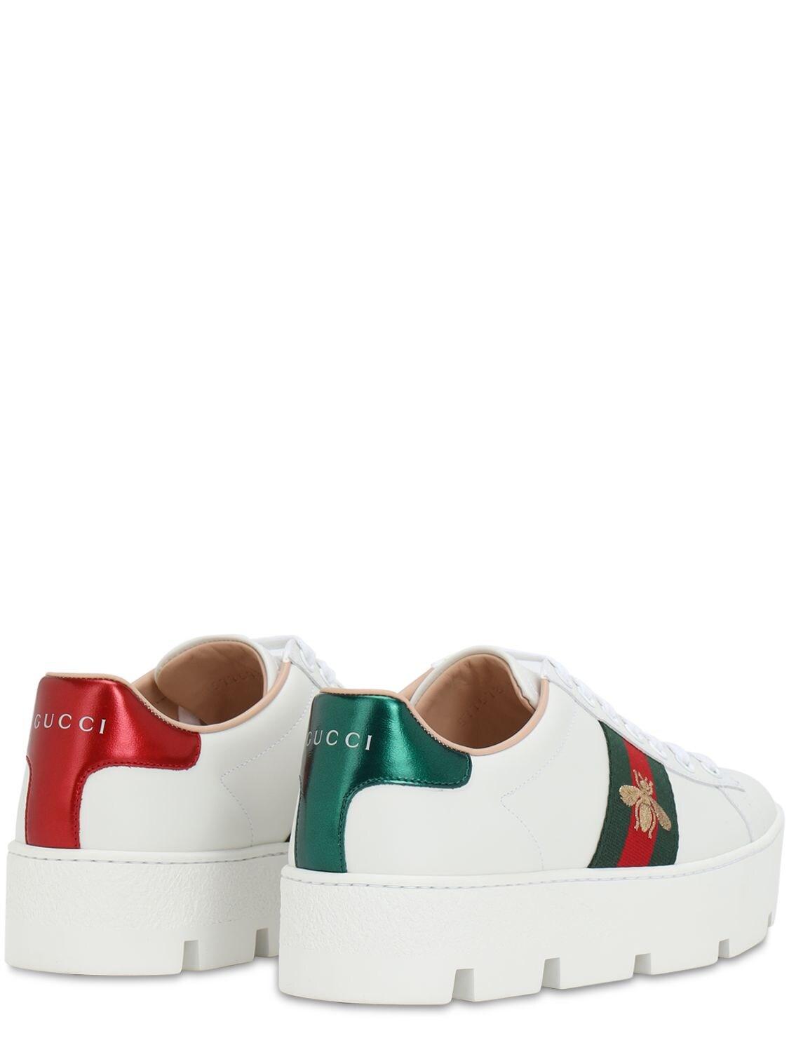 gucci new ace platform sneaker