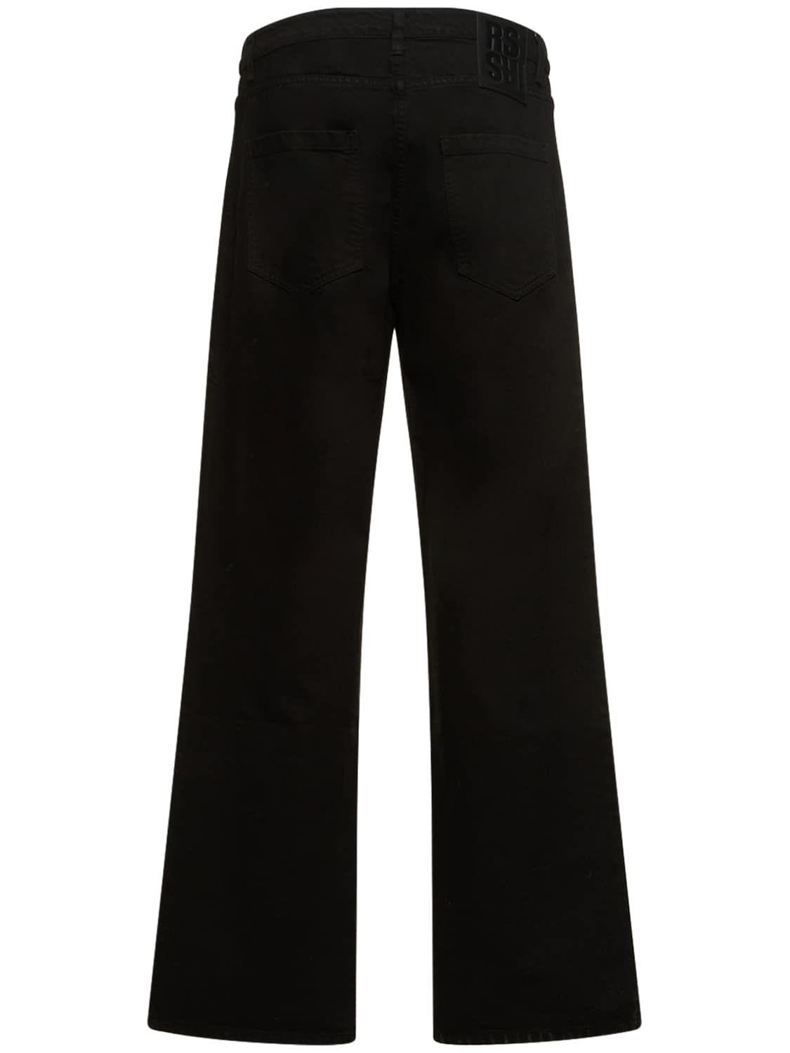 Raf Simons Workwear Cotton Denim Jeans in Black for Men | Lyst