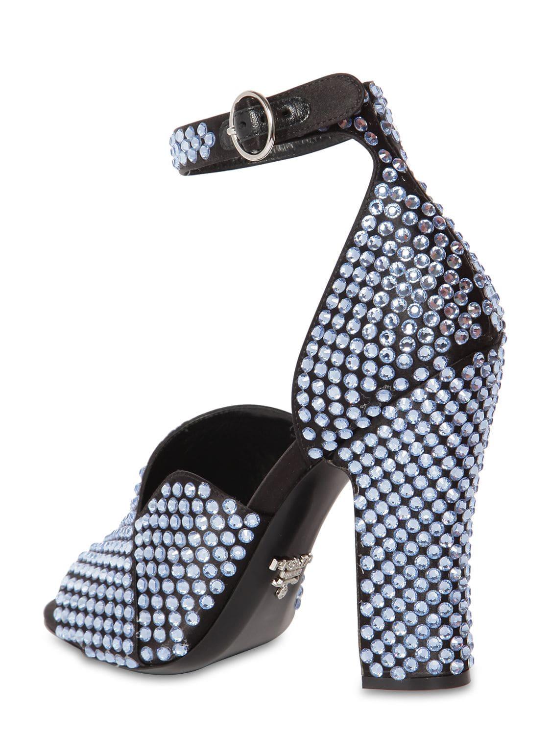 prada satin platform