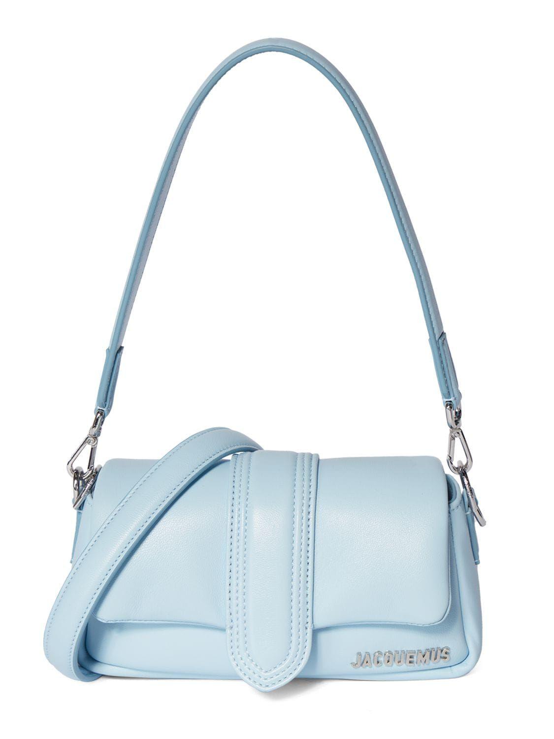 Jacquemus Le Petit Bambimou Leather Shoulder Bag in Blue | Lyst