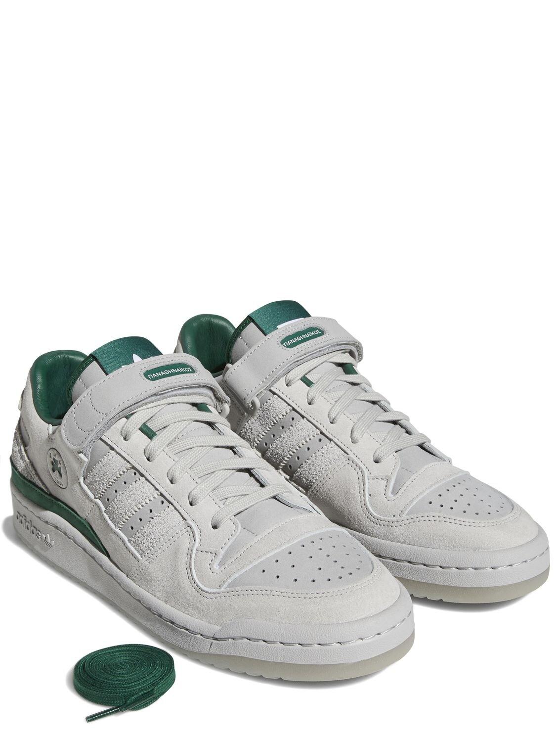 adidas Originals Bstn X Panathinaikos Forum 84 Sneakers in Grey Two (White)  for Men | Lyst