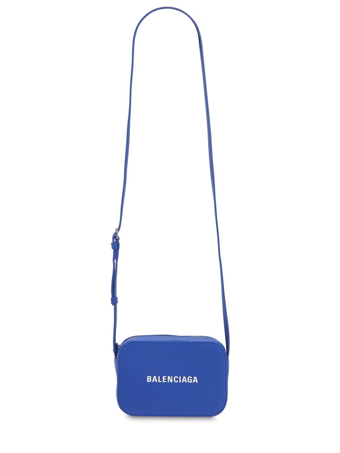 Balenciaga Everyday Camera Bag Monogram Printed Leather XS at 1stDibs