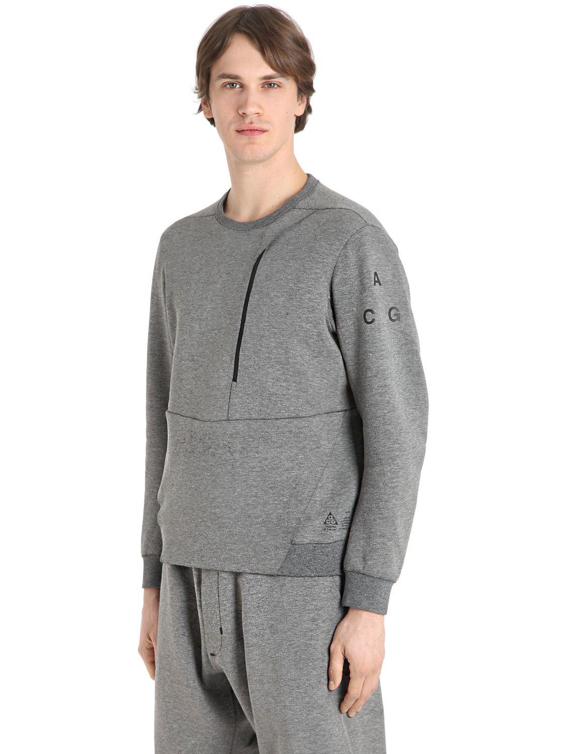 nikelab acg fleece hoodie