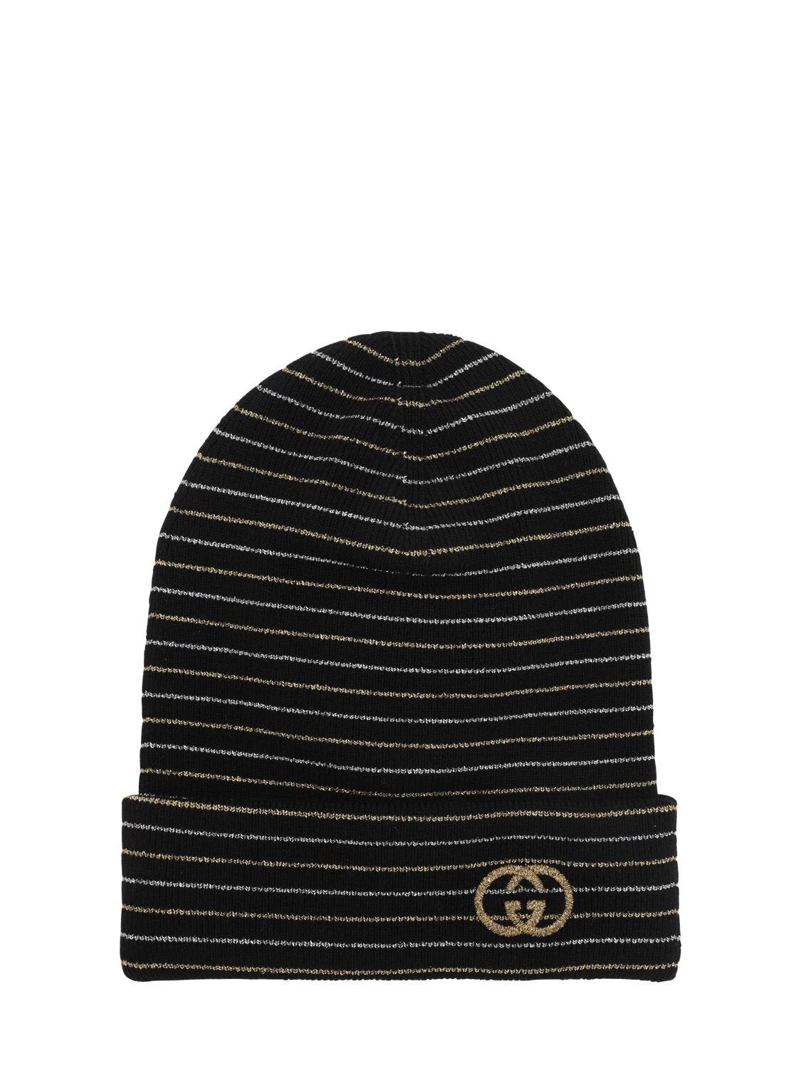 gucci hat with metal plate