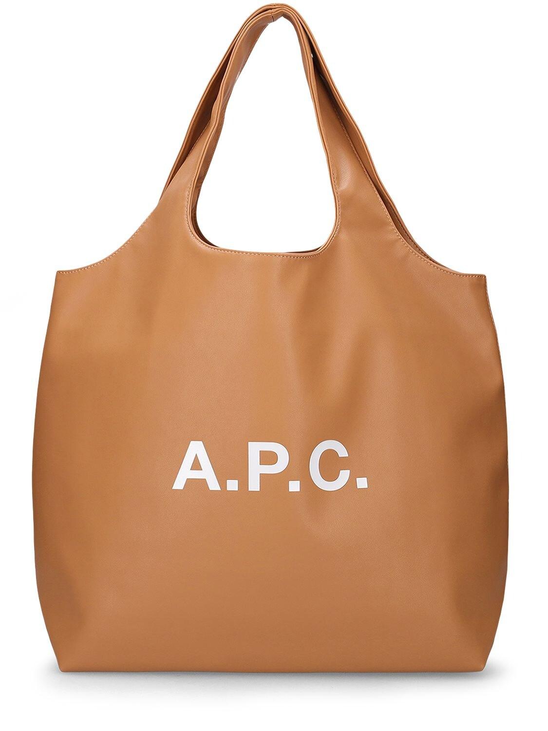 A.P.C. Ninon Faux Leather Tote Bag Lyst
