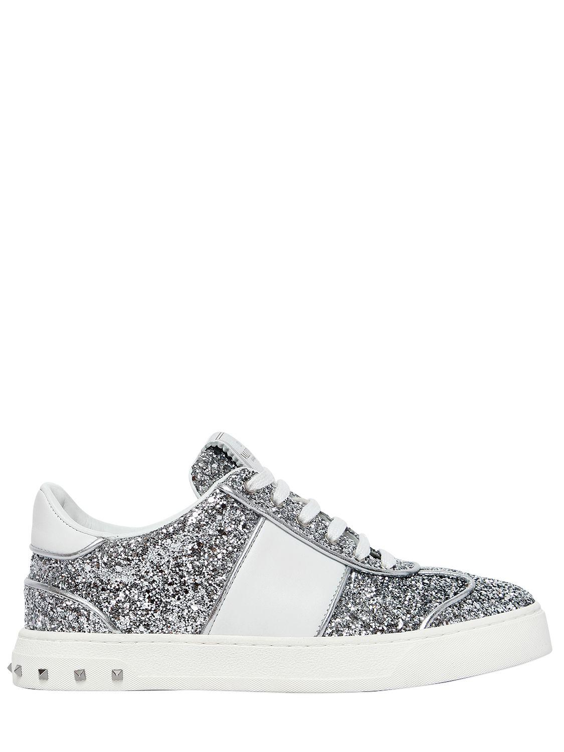 valentino glitter trainers