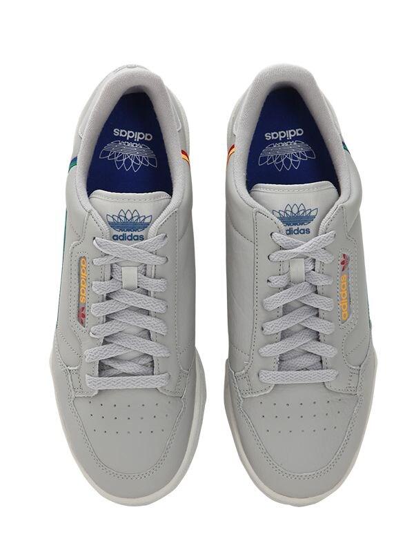 adidas Originals Continental 80 Leather Sneakers in Grey (Gray) for Men - Lyst