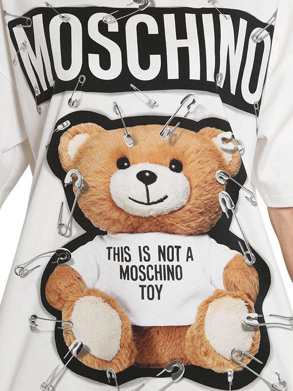 moschino safety pin bear