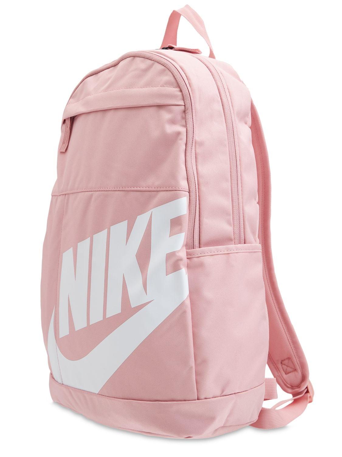 Nike Logo Backpack in Pink - Lyst