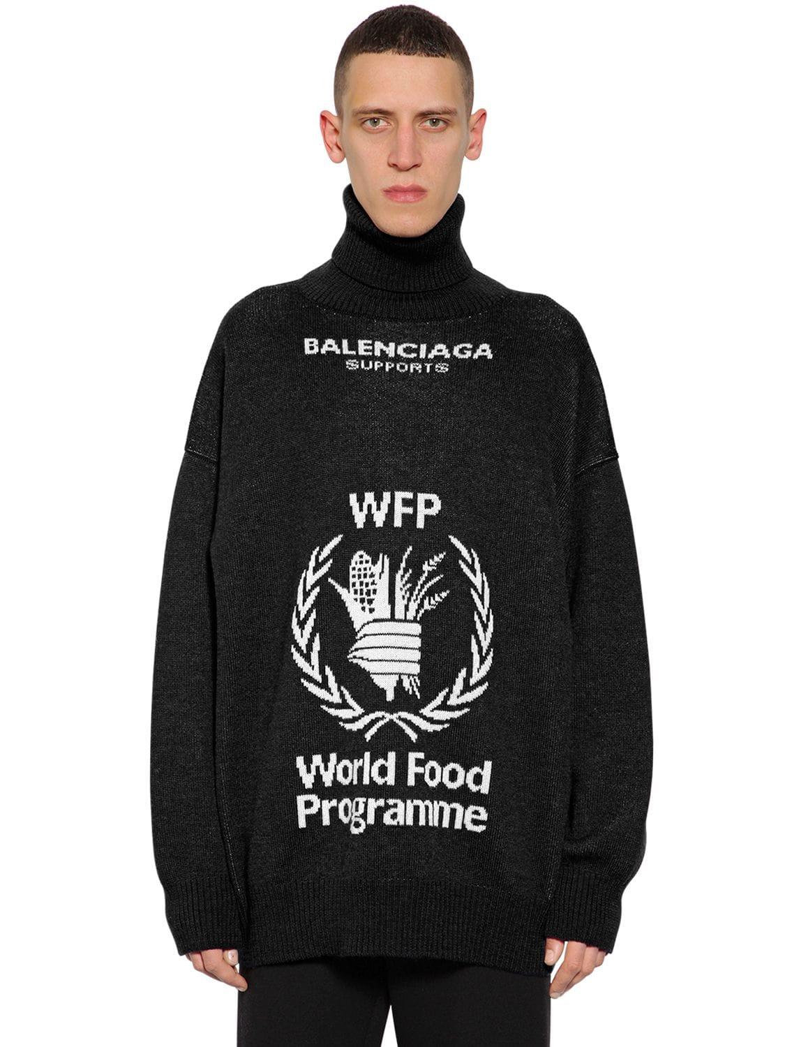 Balenciaga World Food Programme Sweater 