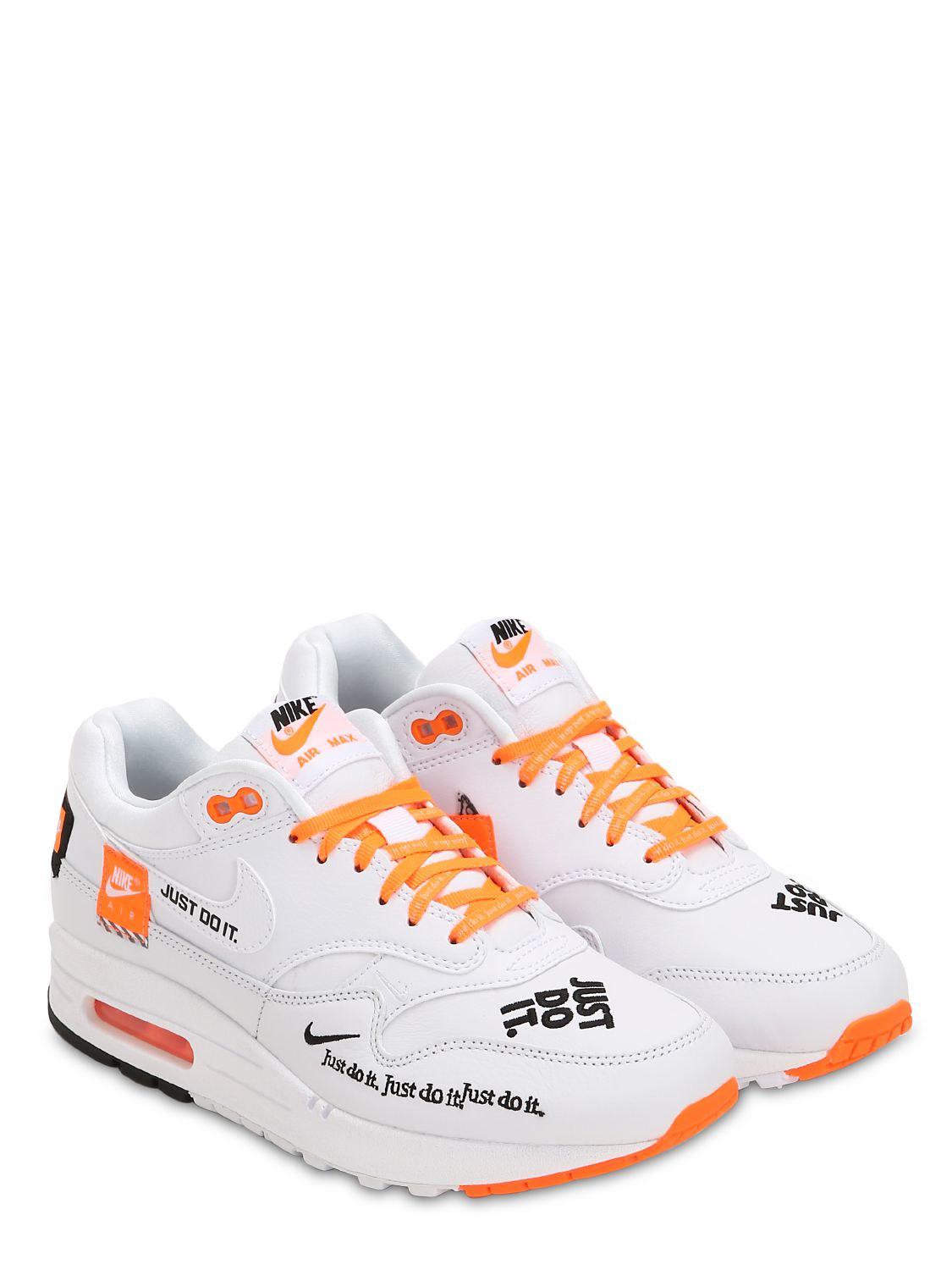 Zapatillas Air Max 1 Just Do It Nike de Cuero de color Blanco para hombre |  Lyst
