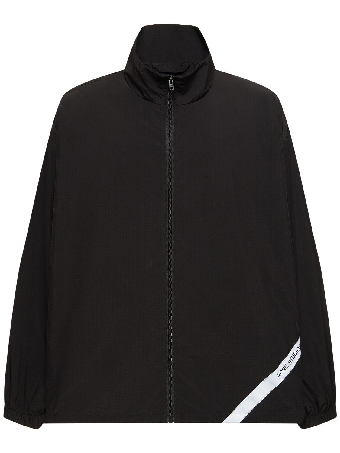 Acne Studios Olandox Ripstop Nylon Jacket in Black for Men