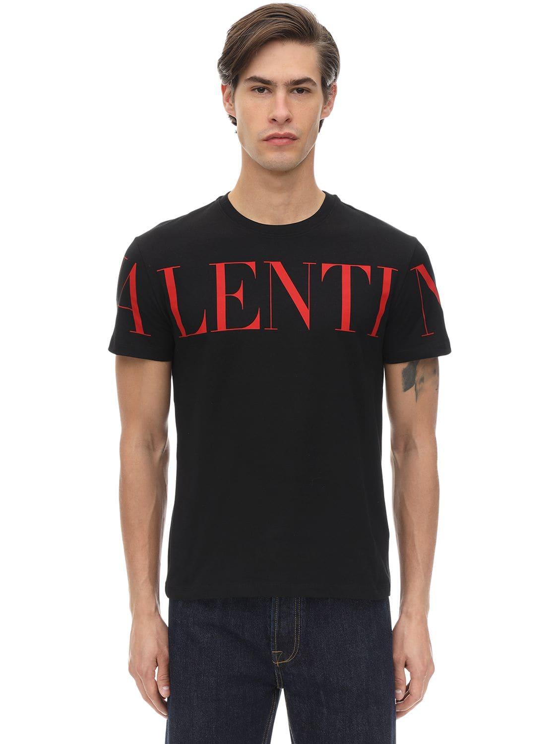 Valentino T-shirt Black for Men Lyst