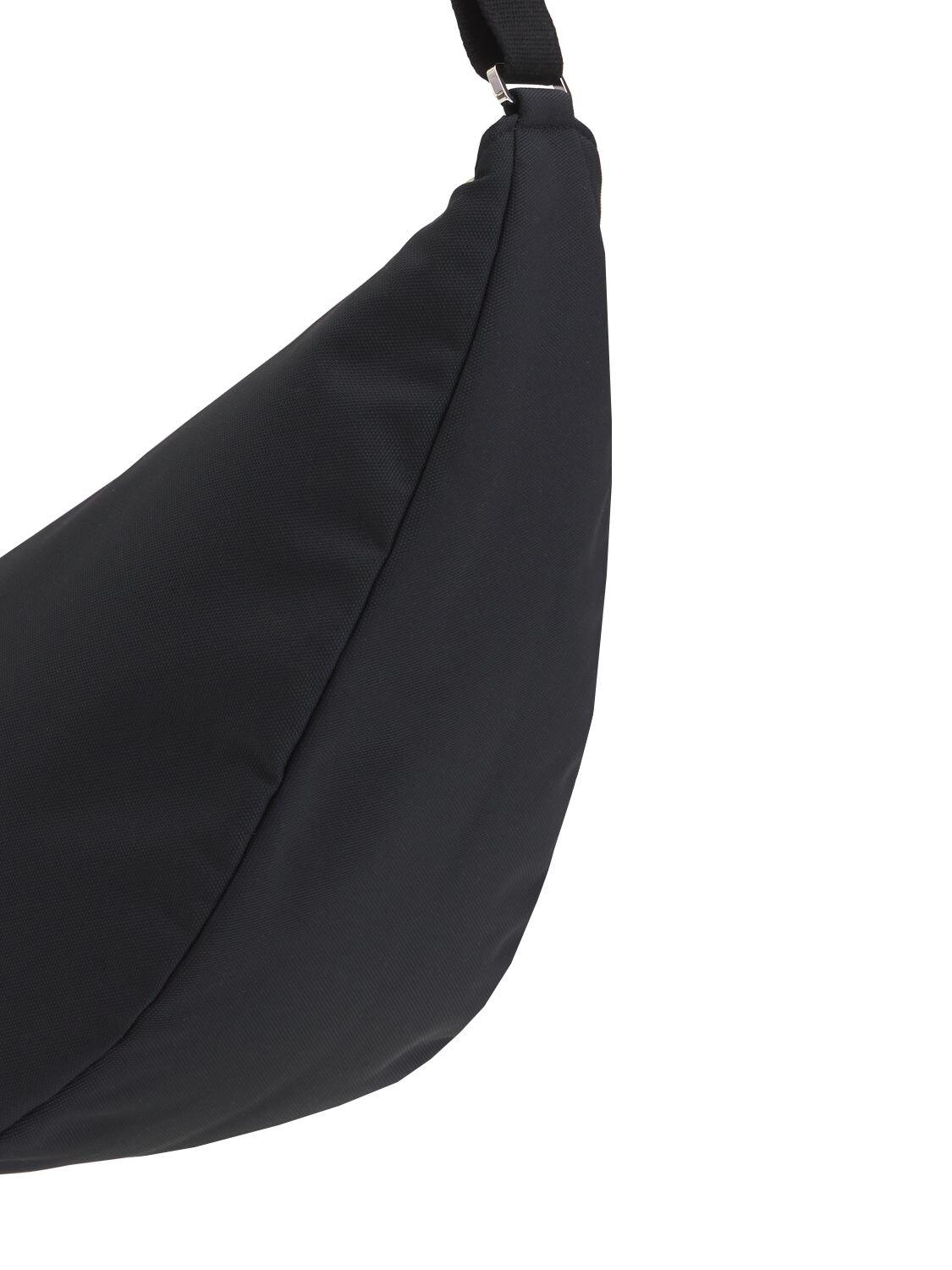 The Row Synthetic Slouchy Banana Two Nylon Shoulder Bag in Black 