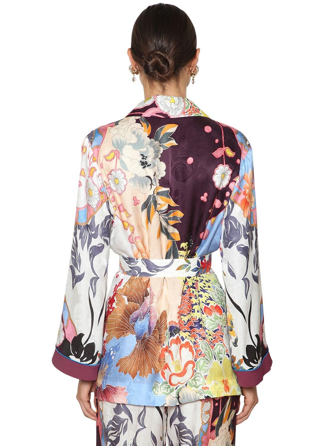 Etro Floral Silkblend Jacquard Jacket Save 43 Lyst